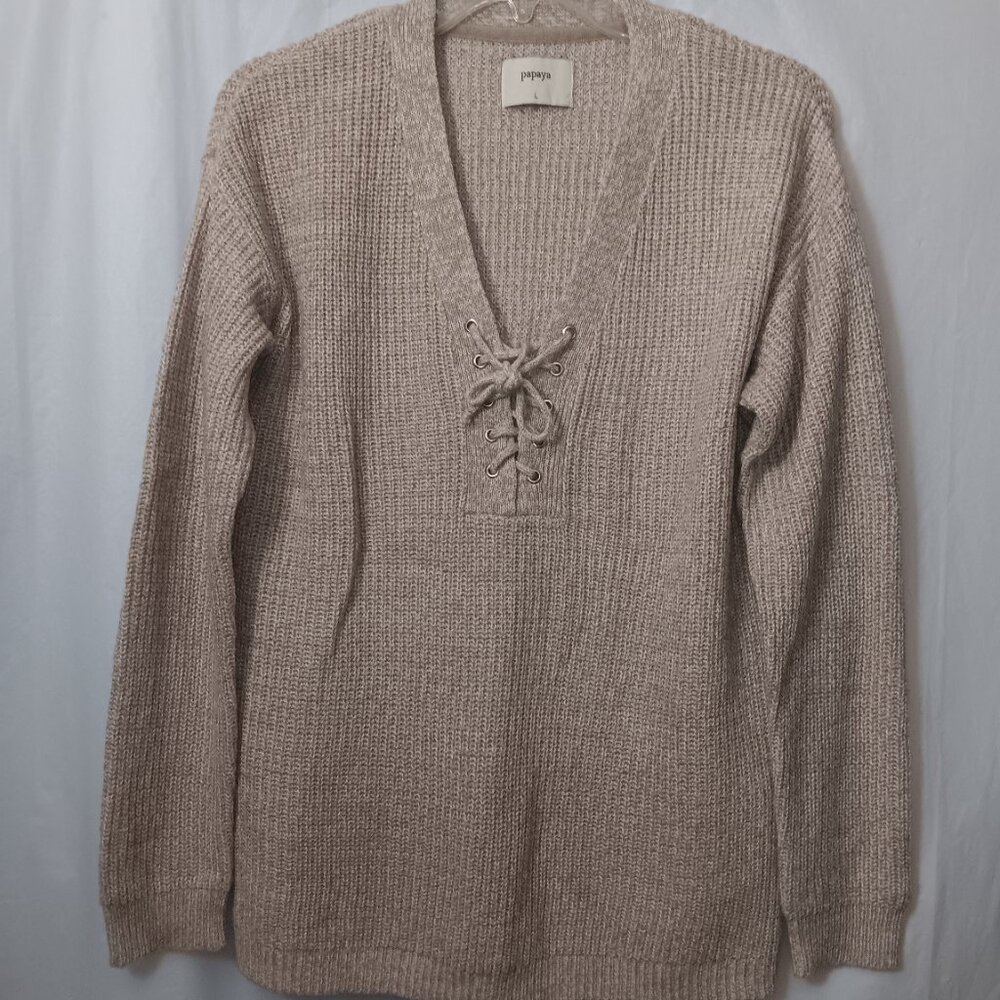 PAPAYA WOMEN'S KNIT PULLOVER SWEATER